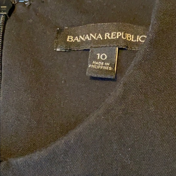 Banana Republic black stretchy sheath midi dress - Picture 4 of 4